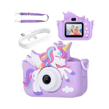 Imagem de Câmera Infantil Série Unicórnio 1080P HD, Câmera Digital De Vídeo Para