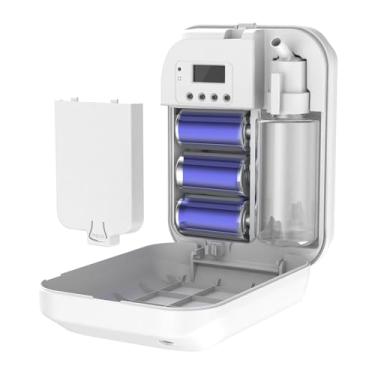Imagem de Dpofirs Difusor de óleo Essencial Bluetooth Com Controle de Aplicativo |Garrafa de 150ml, Cobertura de 300m³, Montável Em Parede, Tipo C/D Alimentada por Bateria, para Casa, Salão de (white)