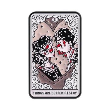 Imagem de Broche De Esmalte Punk Rock My Chemical Romance, Distintivo De Lapela,