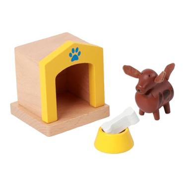 Imagem de JunZheHub Conjunto de Móveis para Casa de Bonecas, Brinquedo de Faz de Conta, Acessórios para Casa de Bonecas, Mini Paisagem, Decoração em Miniatura, Presente D, Casinha para Animais de Estimação