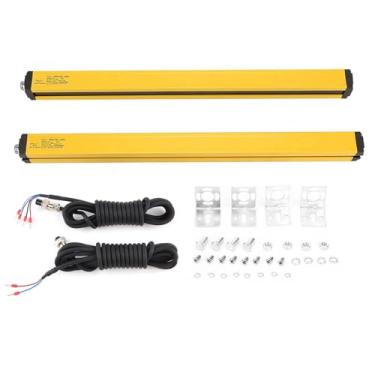 Imagem de Interruptor de sensor de cortina de luz de alta qualidade Dispositivo de segurança de grade de luz de segurança DC24V NPN NC BEM1040 30NB BEM1240 30NB para equipamentos de (10 vigas (BEM1040-30NB))