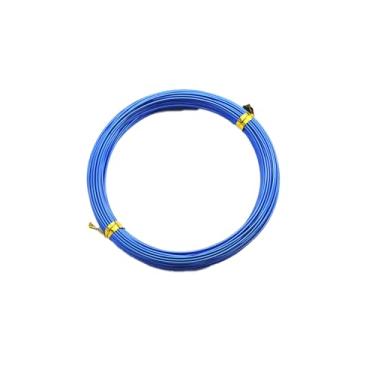 Imagem de Fio de alumínio para artesanato de 1,5 mm - Rolo de arame de arte colorida (5 m) para fabricação de joias, escultura DIY, contas, artesanato de modelos - cores sortidas para projetos artísticos e