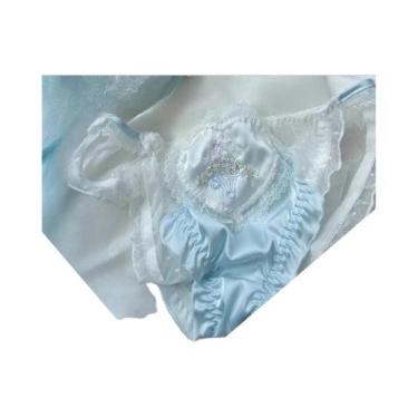 Imagem de Sutiã Push up Pequeno Com Renda E Arame Anti-Queda, Conjunto Ajustado 