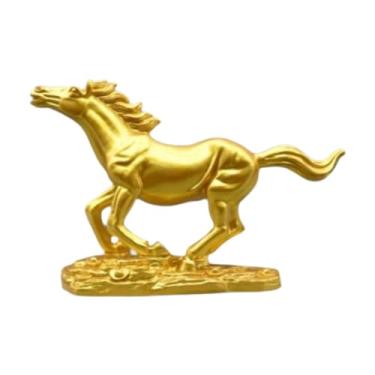 Imagem de Ｂｅｓｇａ Estátua de Cavalo para Mesa, Escultura de Animal em Resina, Ornamento com Estilo Moderno E Criativo E Base Estável, Ideal para Decoração de Sala de Es, a, Tamanho real