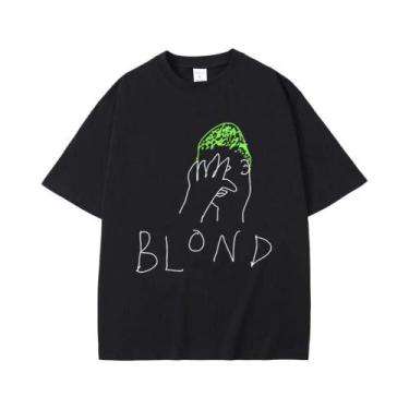 Imagem de Camiseta Feminina Engraçada Frank Meme Loira Hip Hop Verão Casual Algo