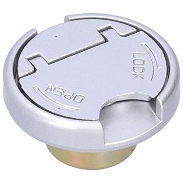 Imagem de Cosiki Tampa Universal do Tanque de Gás de Aço Inoxidável Com Chaves para Motocicleta Scooter GY6, Tampa Durável do Tanque de Combustível para RUCKUS, TAOTAO, ROKETA, BAJA, Fácil de Usar, 2 Chaves,