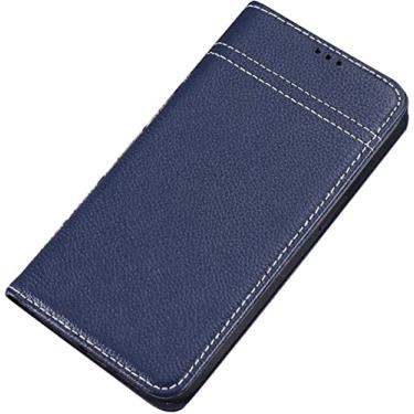 Imagem de KKFAUS Capa para iPhone 13/13 Mini/13 Pro/13 Pro Max, Carteira de Couro PU Premium Magnética Folio Flip Case com Slots de Cartão Suporte (Cor: Azul, Tamanho: 13 6,1 polegadas)