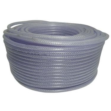 Imagem de 50 Metros de Mangueira PVC Trançada Poliéster PT250 5/16 Polegada Borr