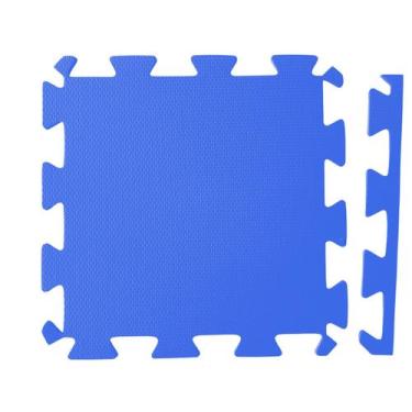 Imagem de Tatame eva 50x50cm Tapete infantil emborrachado - AMS, Azul royal