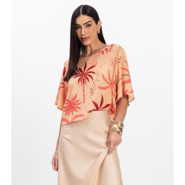 Imagem de Blusa Feminina em Tecido Infinita Cor Rosa - Select, M, Rosa