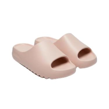 Imagem de Chinelo Slide Feminino Nuvem em EVA, Confortável, Leve, Antiderrapante, Solado Macio (Nude, BR, Adulto, Faixa Numérico, 39, 40)