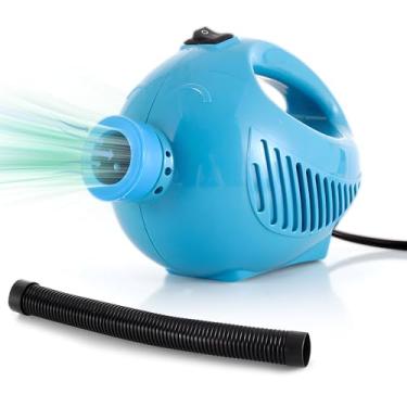 Imagem de Vroomoto Bomba de ar portátil para todos os sacos de compressão 200W 300L min bomba elétrica inflável com alça ergonômica mangueira inflável para armazenamento doméstico e organização