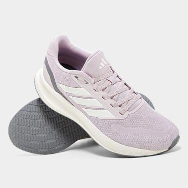Imagem de Tênis Adidas Runfalcon 5 Feminino, Lilás, Branco, 38