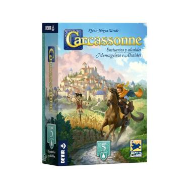 Imagem de Carcassonne Expansão 5 - Mensageiros e Alcaides (Nova Edição)