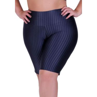 Imagem de Bermuda para Academia Plus Size Fitness Cintura Alta 3D - c12 SOFIA PL