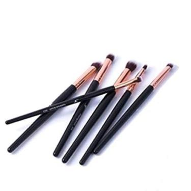 Imagem de Kit 6 Pincéis Para Olhos Esfumar Maquiagem Profissional - Mix Distribu