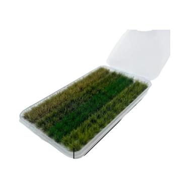 Imagem de 4 Cores, 120 Tufos De Grama Miniatura Para Cenários E Pátios, Grama Es
