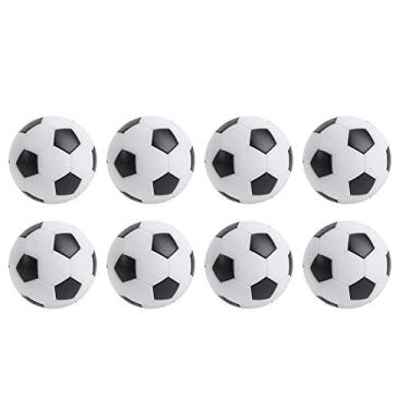 Imagem de WNSC Mini bolas de futebol de mesa, bolas de futebol de mesa, bolas de substituição, bolas de futebol de mesa, 8 peças, 32 mm para adultos e crianças para acessórios de jogo de mesa de futebol