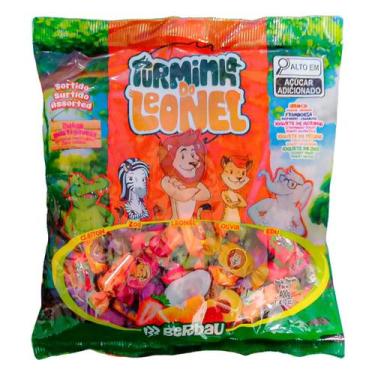 Imagem de Bala Berbau Sortida Turminha do Leonel 400g