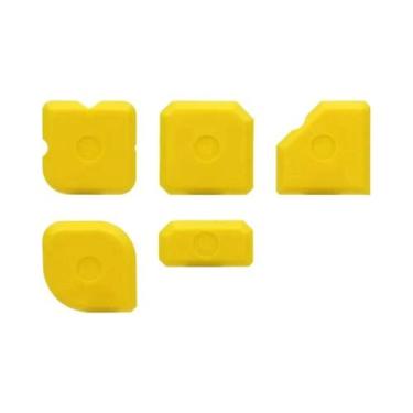 Imagem de Kit De Ferramentas De Silicone Com 5 Peças: Espátula Para Rejuntamento