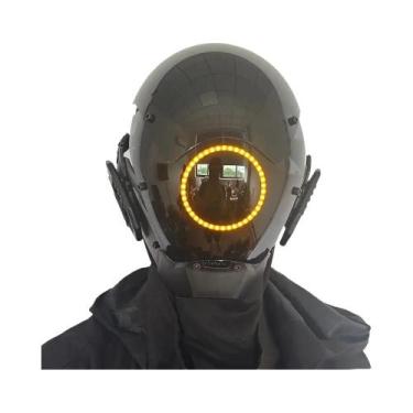 Imagem de Máscara LED Punk Para Cosplay Masculino E Feminino, Acessório De Luz R