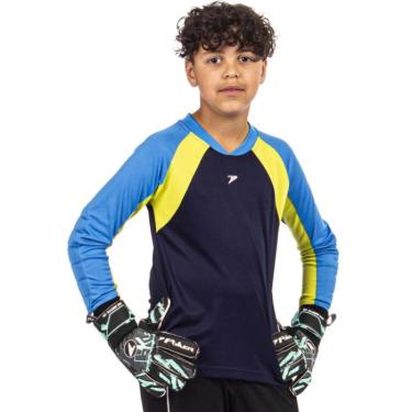 Imagem de Camisa Goleiro Poker Manga Longa Cósmica JR - Marinhocelest