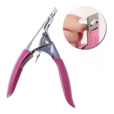 Imagem de Kit 10 Alicate Cortador Unhas Tips Acrigel Gel Uv Postiça