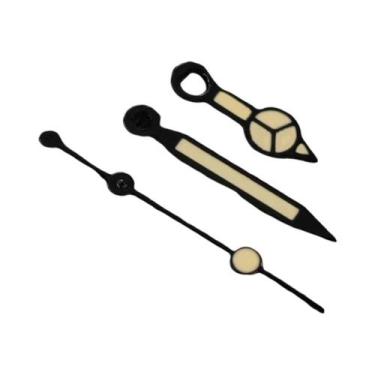 Imagem de Mostrador De Relógio Luminoso Sunburst 28.5mm Com Ponteiros Para Movim