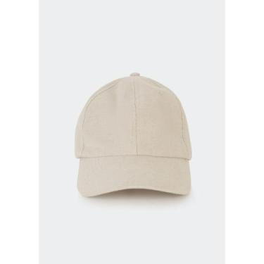 Imagem de Boné Unissex Aba Curva Em Sarja - Bege UNI - Hering, UNI
