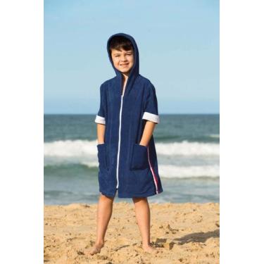 Imagem de Roupão Infantil Atoalhado com Zíper e Capuz - Conforto E Carinho, 2, A