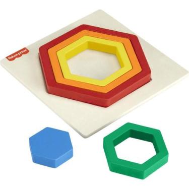 Imagem de Fisher Price Wood QUEBRA-CABEÇA ARCO-ÍRIS 5 Peças