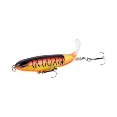 Imagem de Isca De Pesca Goture Whopper Popper Topwater Com Cauda Rotativa, 10cm,