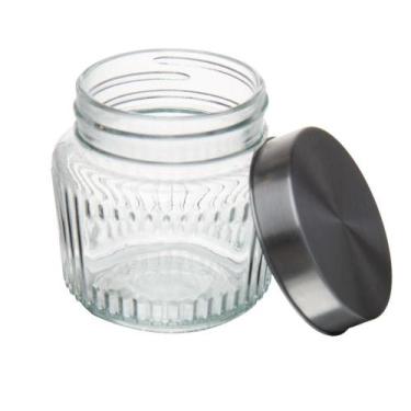 Imagem de Conjunto 3 Potes com Tampa de Metal Wolff Lumen Vidro