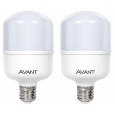 Imagem de Kit 2 Lâmpada Bulbo Led Branco Frio 6500K 20W Bivolt Avant