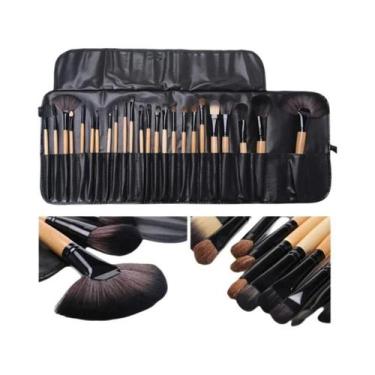 Imagem de Conjunto De Pincéis De Maquiagem Profissional, 24 Peças, Pó Para Sobra