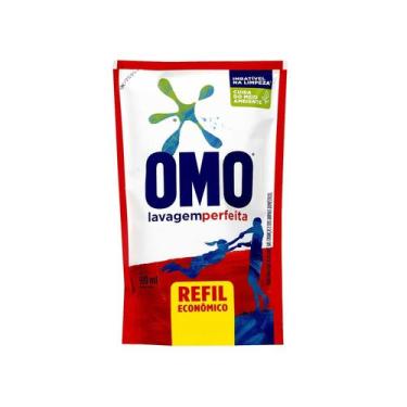 Imagem de Lava Roupa Líquido Lavagem Perfeita Refil Omo 900ml