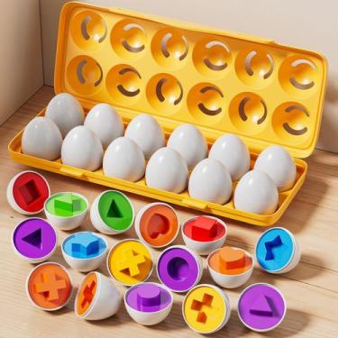 Imagem de Ovos de separação de brinquedos JUKUDAHU combinados para crianças de 1