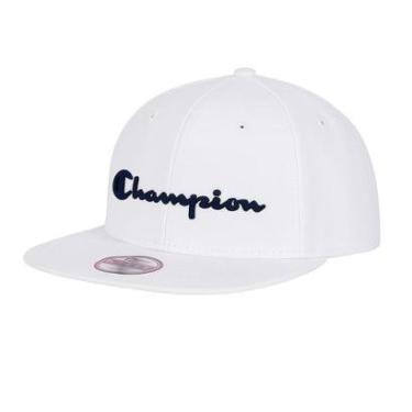 Imagem de Boné Champion Masculino Script Aba Reta Branco-Masculino