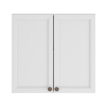 Imagem de Armário Aéreo 2 Portas Olivia 80 cm - Poliman Móveis, Branco