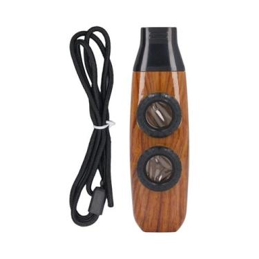 Imagem de Flauta Kazoo Ajustável De Duplo Orifício Com Diafragma Musical Para Pe