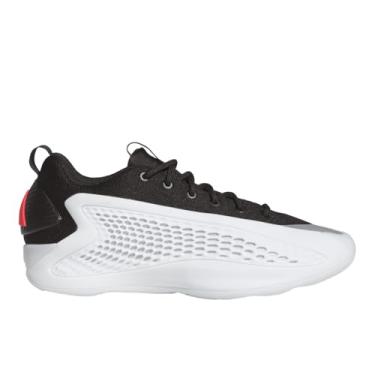 Imagem de Adidas Anthony Edwards1 Low - Masculino (JQ6140, Preto/Calçado Branco/Vermelho Lúcido), Branco, 42