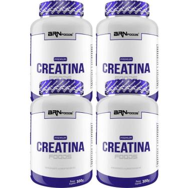 Imagem de Kit Creatina Premium Foods 300g - Kit com 4 unidades - BRN Foods-Unissex