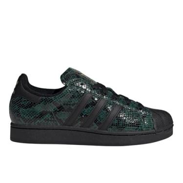 Imagem de adidas Tênis feminino Cgreen/Cblack/Goldmt Superstar II W Collegiate greenCore Preto/Dourado, Multi, 7 Wide
