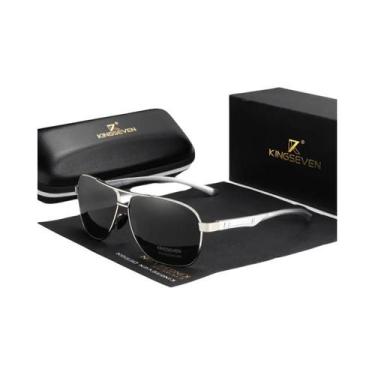 Imagem de Óculos De Sol Polarizados Unissex KINGSEVEN Com Lentes Espelhadas Vint