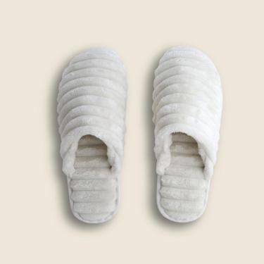 Imagem de Pantufa Premium Cane Microfibra Bege 37x38 - A\CASA