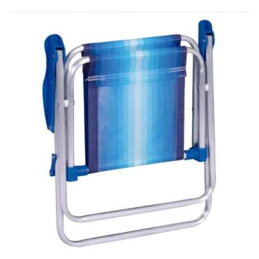 Imagem de Cadeira Infantil Azul Dobrável para Transporte Fácil - Iba