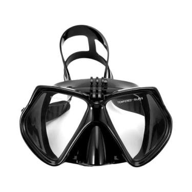 Imagem de Máscara De Mergulho Para Adultos E Jovens Com Suporte Para GoPro E Tub