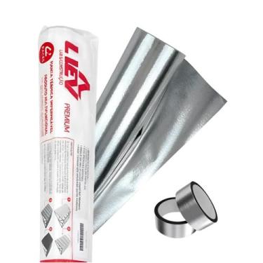 Imagem de Manta Térmica Para Telhado Dupla Face 45m² + 2 Fitas De Emenda - LLEV