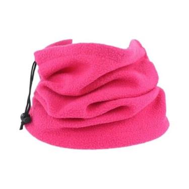 Imagem de Cachecol Ajustável Unissex Em Fleece Polar Para Inverno, Protetor De O