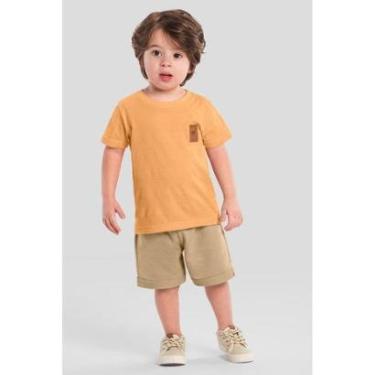 Imagem de Conjunto infantil menino de camelo Mundi-Masculino